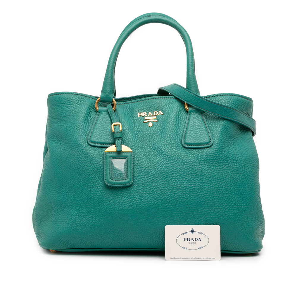 Pre-Loved Prada Vitello Daino Open Convertible Tote - Picture 12 of 12